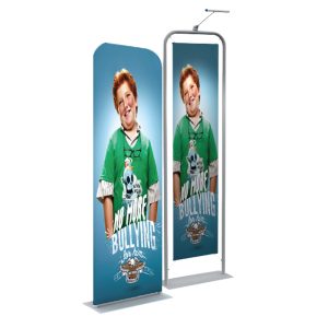 2ft steel plate banner stand em 18b1